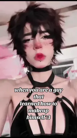 I had base in the start cuz I forgor to record without makeup u.u #femboyfriday #femboy #femenineboy #twink #humor #meme #femboytiktok #femboymeme #femboymemes #reinraus #makeup #tutorial 