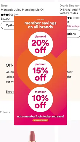 Get a discount on allll brands during our Member Savings offer 🥰 Not a member? Sign up today to save 10%! Check your Ulta Beauty Rewards member account for your coupon! #UltaBeauty #membersavings #UltaBeautyRewards #ultahaul 