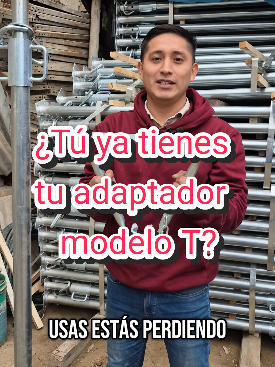 🎯 ¿Todavía no usas el adaptador modelo T en tu obra? Este accesorio es clave para lograr un encofrado seguro y más rápido. 👉 Se coloca sobre el puntal metálico y permite apoyar vigas de madera o metálicas con total estabilidad. 📐 Ideal para losas, techos y todo tipo de estructuras horizontales. 💪 Reutilizable, resistente y ¡ahorra tiempo en obra! 📍Disponible en stock en Pumesa, Pachacámac. 📲 Escríbenos al WhatsApp 959748986 para cotizar. #Encofrado #PuntalesMetálicos #ConstrucciónPerú #AdaptadorT #ObraSegura #LosaAligerada #VigasDeMadera #RNEPerú #Pumesa #IngenieríaCivil #ArquitecturaPerú #AlquilerDePuntales #puntales 