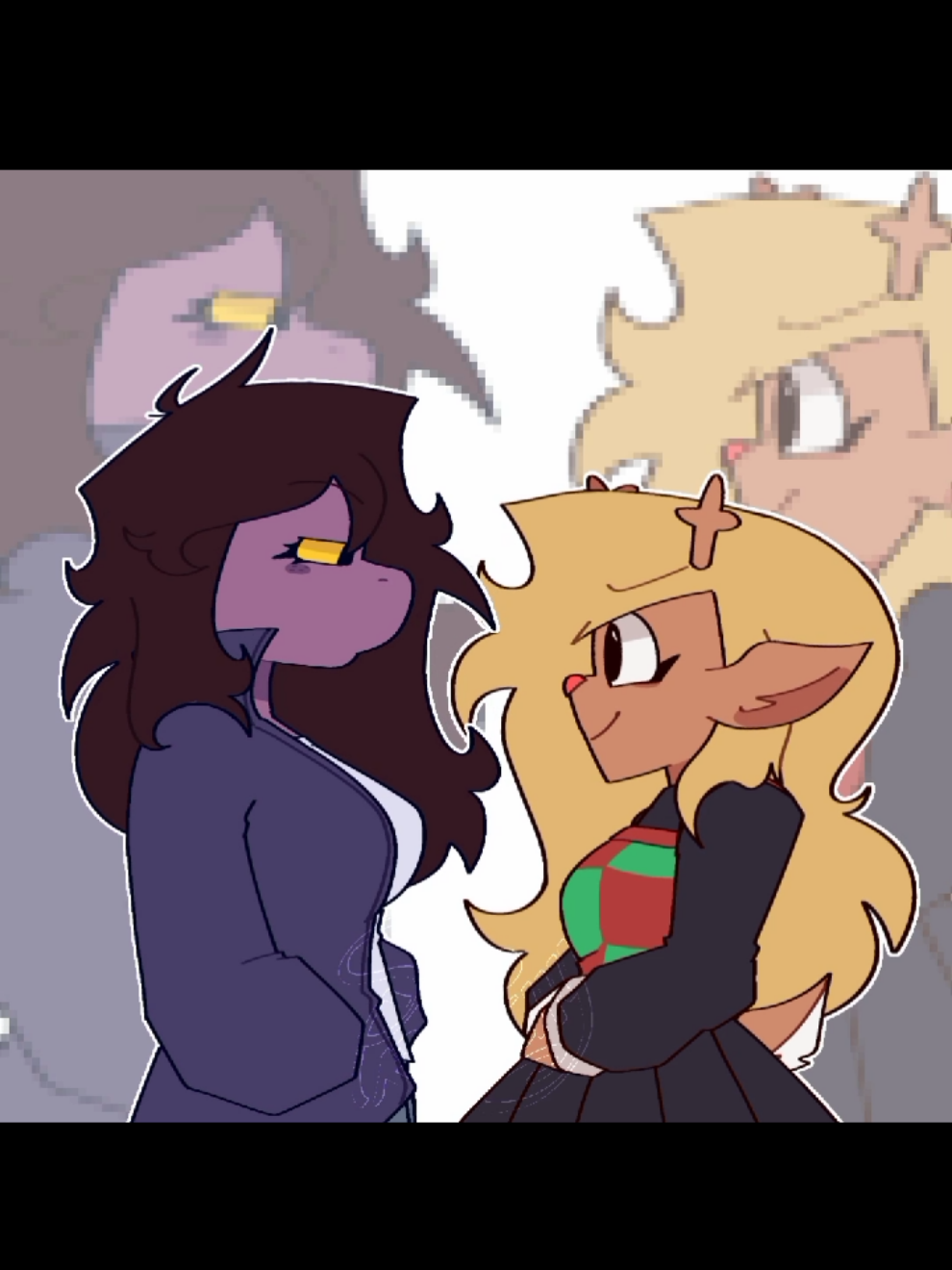 EYE CONTACT // Deltarune Suselle // susie x noelle #deltarune #deltarunetobyfox #deltarunetiktok #deltarunesusie #deltarunenoelle #suselle #lesbians #trend #viral #meme #animationmeme #animation #tweening #fyp #fypシ #alightmotion #eyecontact 