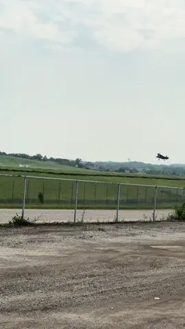 Waukesha County airport today .  Two of them did this twice.  #waukesha #airport #airplane 