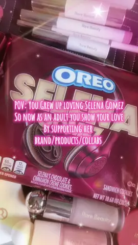 POV: You grew up loving Selena Gomez so, now as an adult you show your love by supporting her brand/products/collabs !  I also love her show “only murders in the building”  @Rare Beauty @Selena Gomez  #selenagomez #rarebeauty #selenagomezoreos 