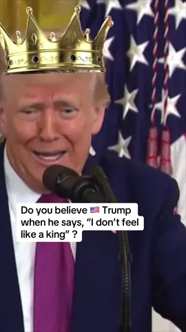 US President Donald Trump was asked about the several 