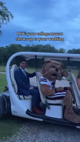 bully = the best wedding guest ever 🙌 #msu #wedding #weddingday #college #weddingsurprise #collegesports #mascot 