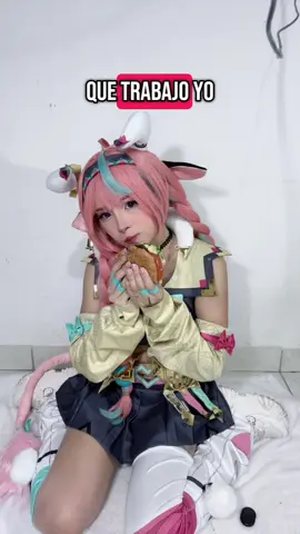 Si soy perdón como demasiado 😭🥹#comida #comer #humor #food #cosplay #GenshinImpact #varesa
