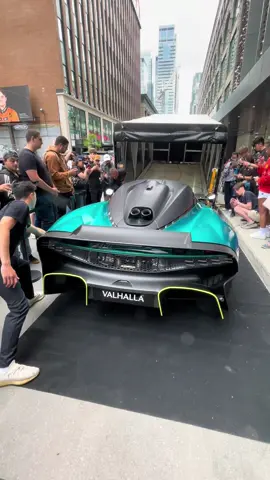 Race car for the road 🤯🏁 #astonmartin #valhalla #montreal 
