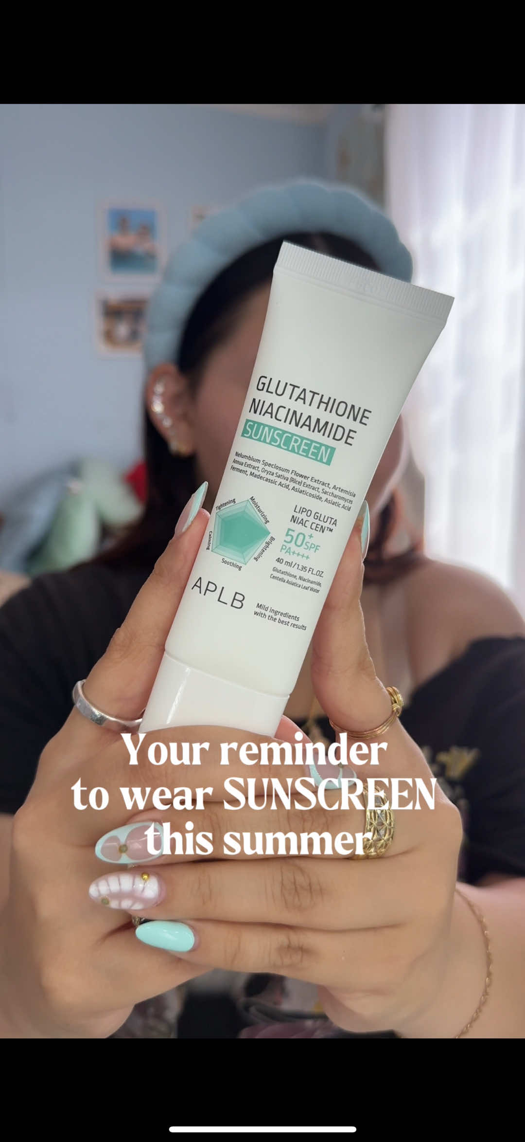 Florida sun vs. my skin? Not today!☀️Protecting my glow with APLB Glutathione Niacinamide Sunscreen—because defense wins every time ✨ @YesStyle @APLB Global Official @yesstyleinfluencers @aplbofficial_influencers  Use my code VALEXRIAAA08 at checkout on YesStyle for a discount!! #StayProtected #YesStyleFinds #fyp #trending #contentcreator #foryoupage #viral #beauty #skincare #skincareroutine #clearskin #glassskin #sunscreen #sunscreenisimportant #yesstyle #yesstyleinfluencers #APLB #glutathione #niacinamide #koreanskincare #sunscreenprotection #skin #reminders #musthaveskincare #musthaves 