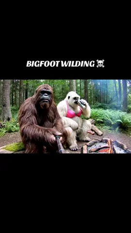 Bigfoot be WILDING 💀😂 #bigfoot #yeti #funnytiktok #veo3 #darkhumour 