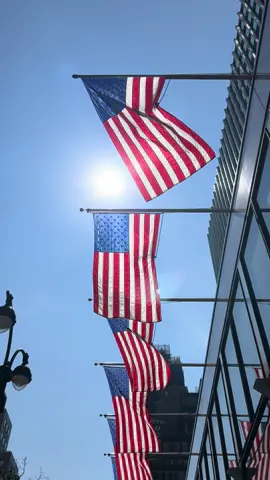 Walking through Midtown NYC today and saw this #nyc #america #newyorkcity #americanflag 