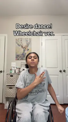 I love this song SO MUCH!!🥹💗 TY @enhypen for this song! Disclaimer: Pls don’t hate me for not doing full arm movements or body or leg movements bc of my condition I can’t do certain things and I rlly tried my best doing this! As well as I’m becoming an engene I rlly love enhypen💗💗 and I'm learning their songs and dances #fyp #enhypen #desire #dance #kpop #wheelchair 