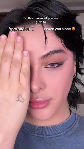 Approachable vs unapproachable makeup! Which side do you prefer? 💜💜 @nyxcosmetics_uk  @Makeup Revolution  @rimmellondon  @e.l.f. Cosmetics  @Fenty Beauty  #makeuptips #makeuphacks #unapproachablemakeup 