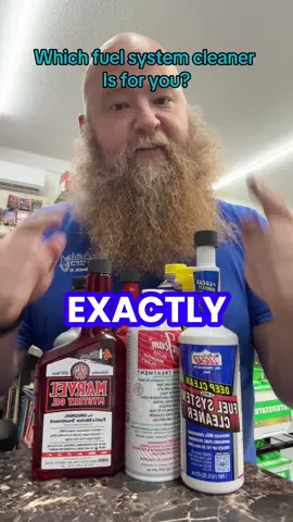 The right fuel system cleaner for your specific problem. #carmaintenance #diymechanic #CarRepair #supportlocal 