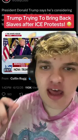 Trump Trying To End IVE Protests with WHAT?! #trump #maga #iceprotest #LA 