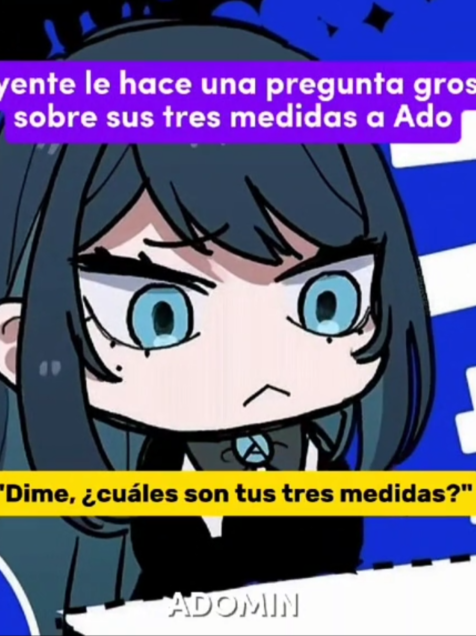 «Un oyente le hace una pregunta grosera sobre sus tres medidas a Ado» Pobre Ado, gente irrespetuosa, me sorprende como hay gente así en Japón (⁠っ⁠˘̩⁠╭⁠╮⁠˘̩⁠)⁠っ #ado #adomin #adomination #adostaff #xcyzba #tiktokviral #fyp #us #paratii #foryo #tiktokponmeenparatiporfa 