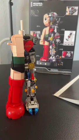 🤖 Part 2 - Astro Boy brick build from @Puretoy is 45% loaded! 🧱 #Pantasy #astroboy #brick #bricktok #toytok  #nostalgia #lego #bricks #timelapse #progress #anime 