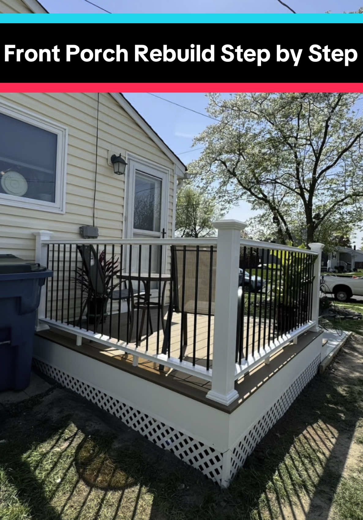 Front Porch Rebuild Step by Step Start 2 Finish #fyp #DIY #downesconstruction #construction #constructiontok #frontporch #rebuild #trending #viral #howto #stepbystep #bluecollar #fypシ #foryoupage #longervideos 