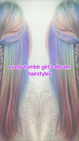 the ombre fantasy colors 😩 #fyp #tumblr #tumblrgirls #halsey 