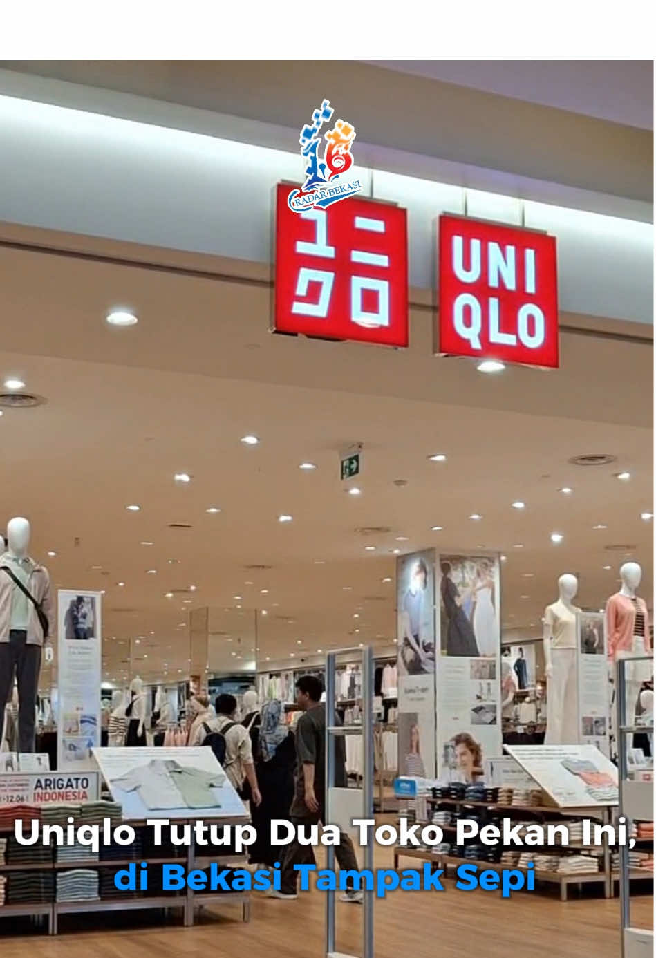 Jenama asal Jepang, Uniqlo, mengumumkan penutupan dua tokonya di Indonesia pada pekan ini. 