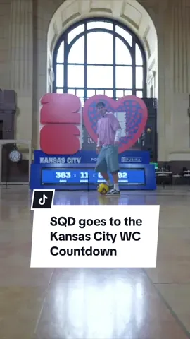 1 year to the World Cup here in Kansas City and a countdown started in Union Station so I thought it would be cool to check out with you sausages.  . I’ve never been anywhere close to a World Cup so it’s gonna be saucy checking out all the things that happen for it in Kansas City as a host city  . Oh Cooee @FIFA World Cup 26 Kansas City  . #Sidequestdad #Soccer #football #kccountdown #fifaworldcup #wearekansascity #weare26 