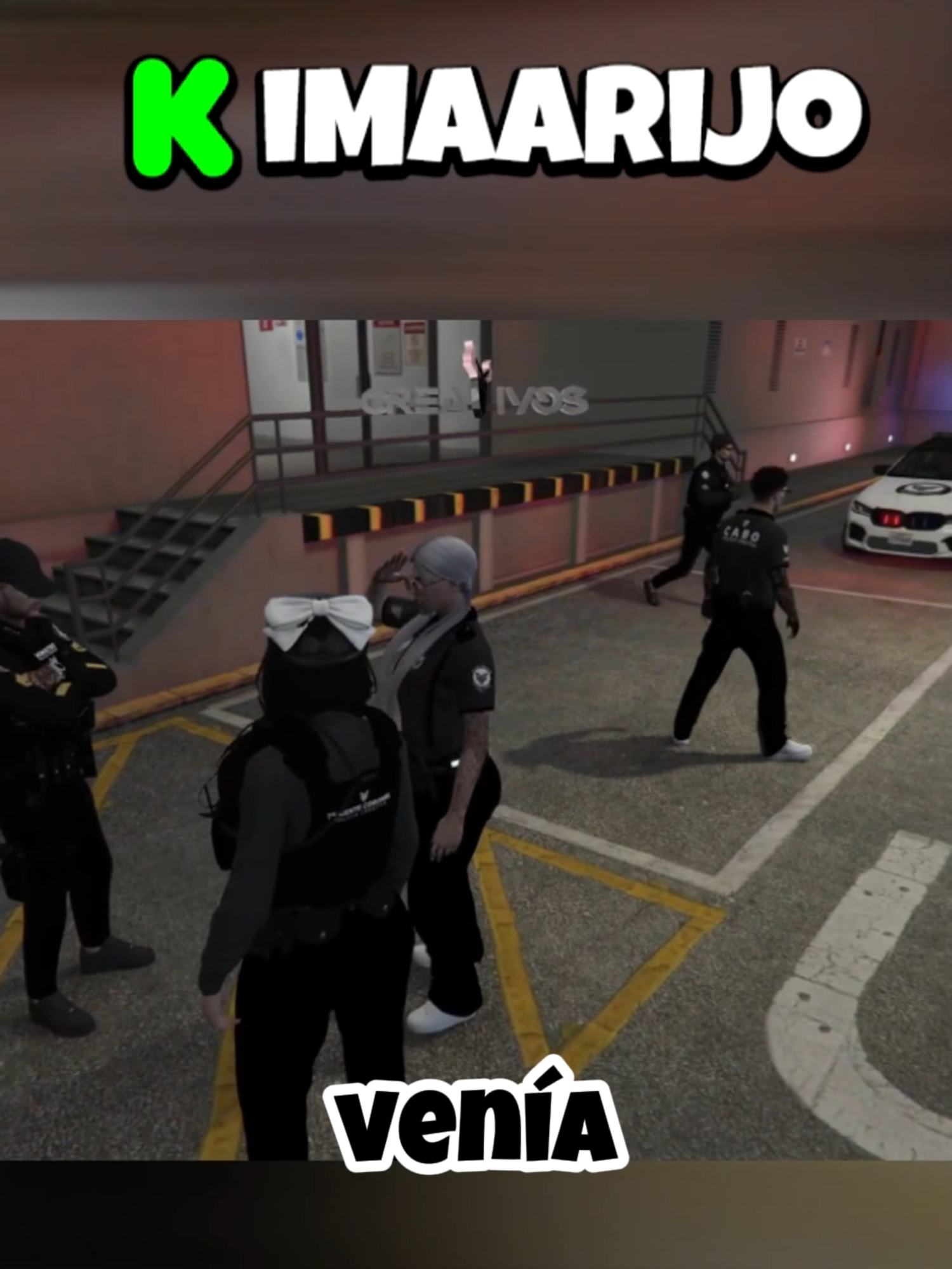 Any no es celosa *guiño guiño* 😉  || #imaarijo #gta #roleplay #creativosrp