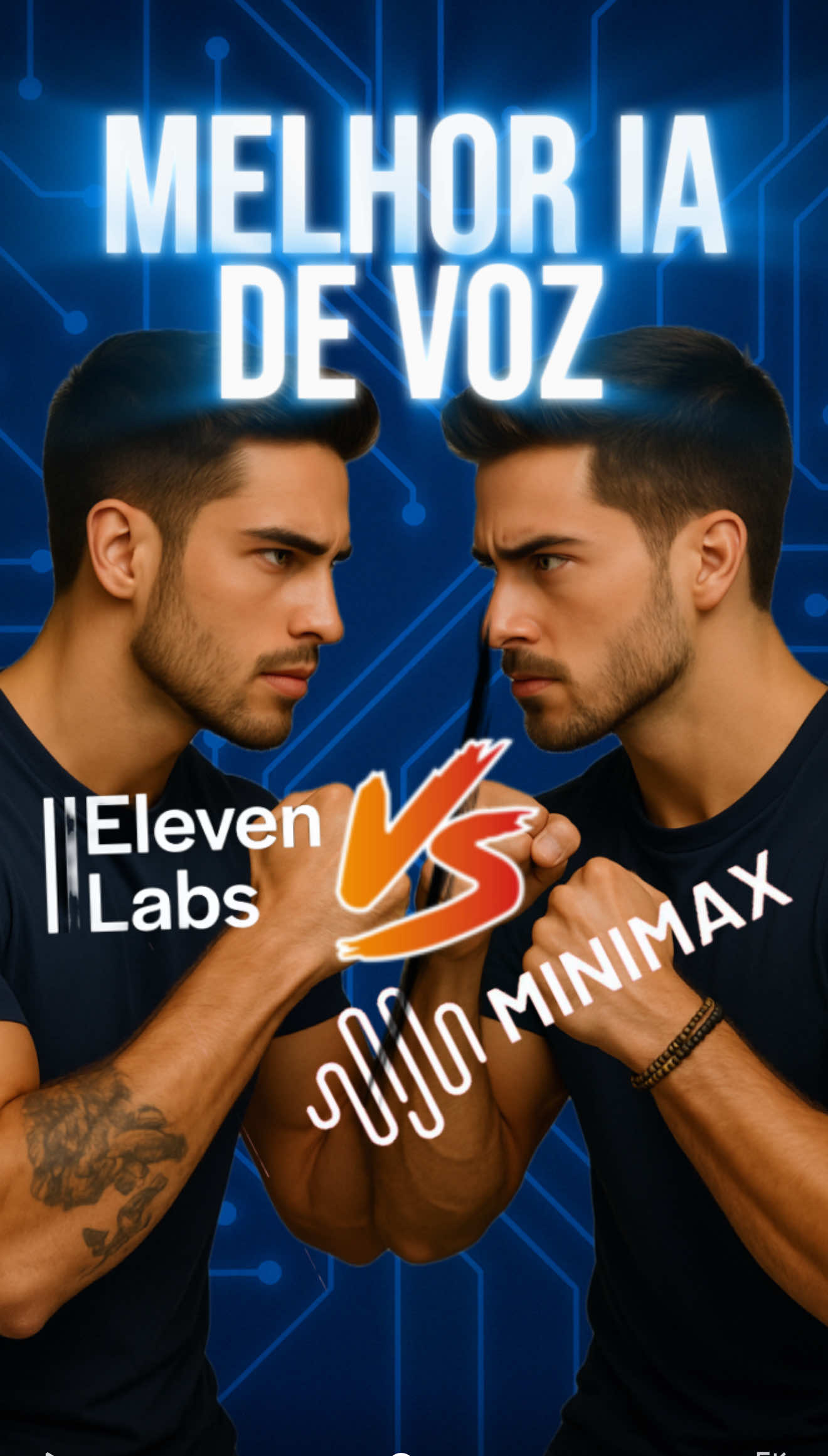 Qual a melhor IA de geração de voz? Comparei o Minimax e o ElevenLabs e o resultado me surpreendeu… #minimax #minimaxaudio  #voicecloning #elevenlabs 