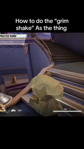 If your on console slightly move your left stick to the left ONLY to the left slightly though, if your on pc move to the left im not sure which buttons but just click whatever button that makes you move slightly to the left. Hope this helps ! #fyp #gaming #thething #marvel #fantasticfour #mcutok #marvelrivalsclips #trending 