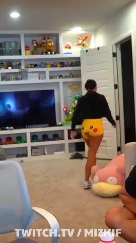 Pika pika! #Mizkif on #Twitch #sister #pokemon #pikachu #livestreamfail #fyp #viral 