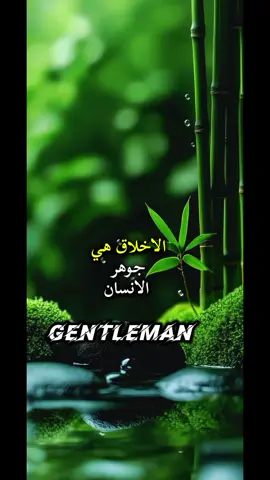 #الاخلاق هي جوهر الانسان #وهي التي تحدد قيمته الحقيقية في هذه الحياة #ليست الاخلاق مجرد كلمات تقال بل #هي افعال تمارس يوميا #fyp #fypシ  #Gentleman 