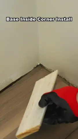 How to Cope Baseboard Inside Corners Like a Pro! #DIY #homeimprovement #fyp 
