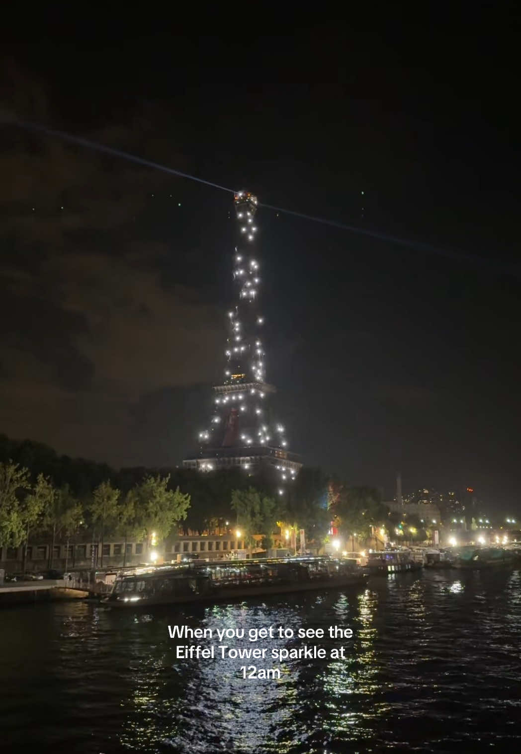 So I guess the Eiffel Tower doesn’t sparkle at 1 AM anymore?  #paris #eiffeltower 