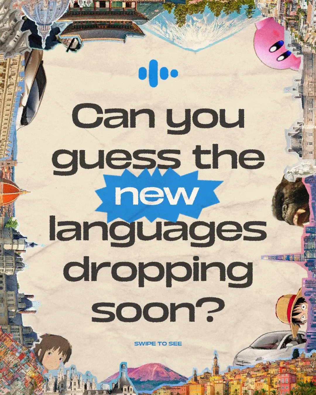 We’re adding new languages to Speak next week! Swipe and take your best guess ➡️
