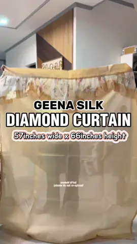 Tuwing mag-papasokan nga ay laging bagong kurtina ang gusto ng kapatid ko. #geenasilk #curtain #geenasilkcurtain #diamondcurtains 