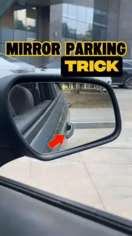 This Mirror Trick Will Instantly Improve Your Parking #carhacks #knowledge #SatuKontenTiapHari 