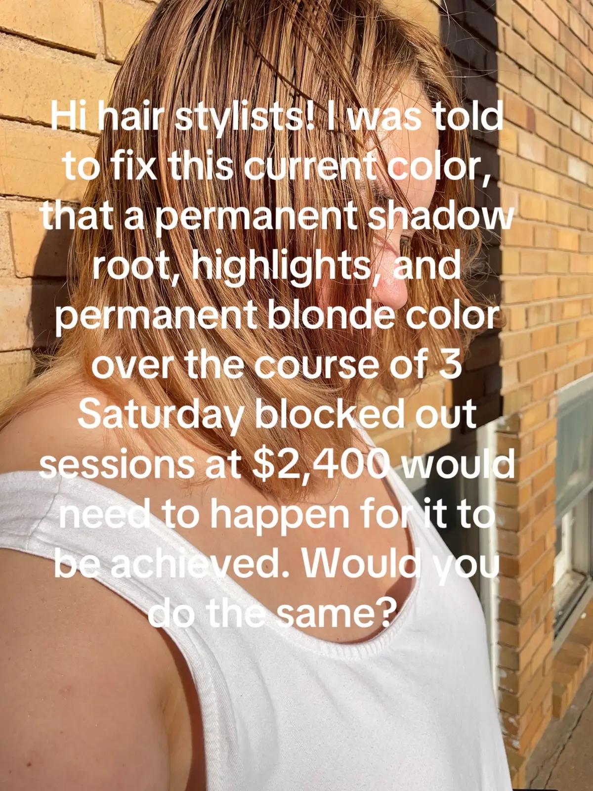 @Living Proof, Inc. @Redken @Aveda @Alfredo Lewis @Roxy Akopyan @Zach Mesquit #colorcorrection #blonde  I’m planning on using clip in hair extensions for parts of my hair that are thin from Trichotillomania hair pulling and I’m also open to doing a different route. My hair is pretty fragile fine but density is high, the hair tends to split easily. Please any advice is appreciated never expected though! 