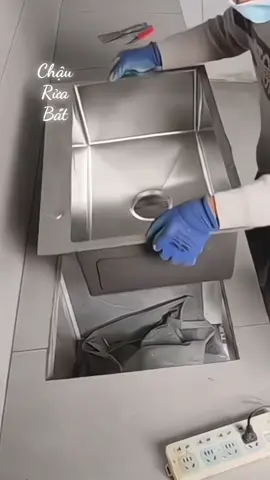 Chậu Rửa Chén Bát 1 Hố Lớn Innox 304 Nhiều Kích Thước#thinhhanh #xuhuong #giadungtienich 