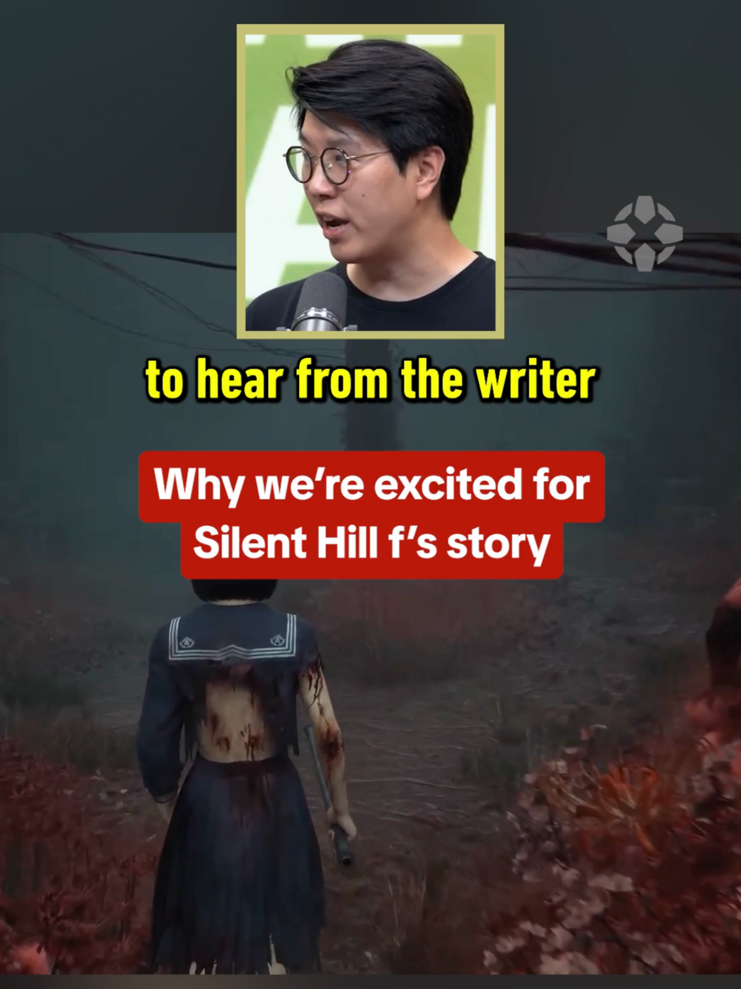 The Silent Hill f writer has a lot hype behind him. #ignsummerofgaming is presented by FX's Alien: Earth @fxnetworks #silenthill #silenthillf #gaming