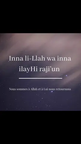 Repose en paix 🪦 Maman gogo Yanoga  Je ne pleure ton absence mais la souffrance la plus grande, c’est quand je me rends compte que plus jamais tu ne reviendras… #innalillahiwainnalillahirajiun #allahuakbar #reposeenpaix 