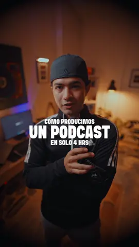 Así es como logramos producir un podcast en tan solo 4 horas! #filmaker #podcast #podcastenespañol #fypシ゚ #creaciondecontenido #filmmaker #videographer  @Con todo y miedo 
