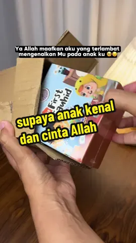 maafkan mama yang lalai dan lambat mengenalkan mu pada Tuhan mu ya nak 💔 #myfirsttauhid #bukuedukasibayi #bukuanakislami 
