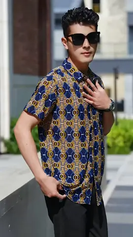 Áo sơ mi nam trung niên hoạ tiết, có túi #ao #somi #aosomi #aonam #aonamdep #aopolo #aotrungnien 