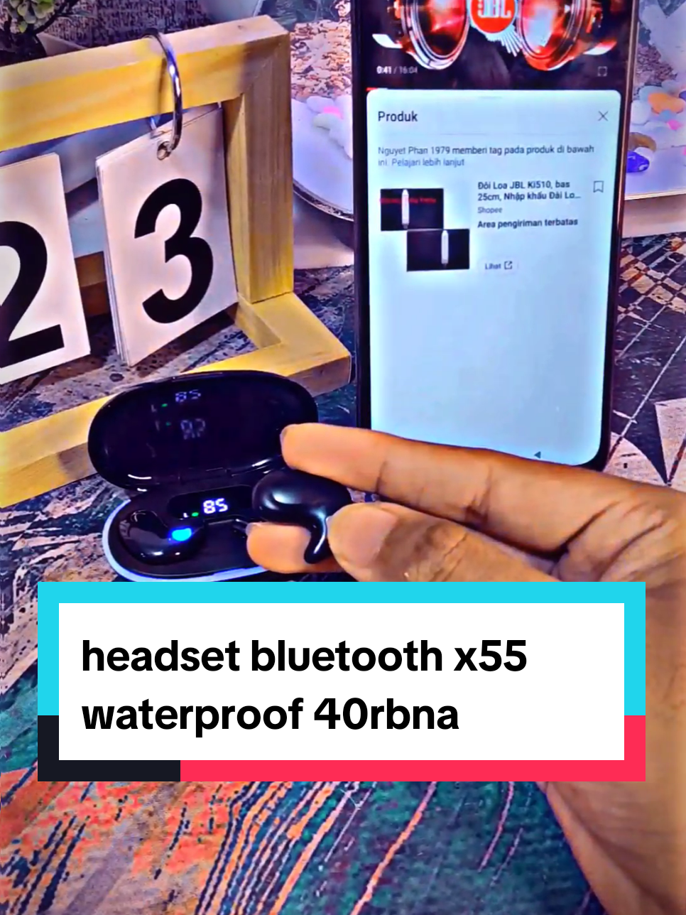 Membalas @9yt9yti5eye5wrsypd9td5sheadset bluetooth anti air keren banget buat tidur enak tws x55 #headsetbluetooth #twsbluetooth #twsgaming #headsetgaming #antiair #waterproof #twstidur #x55 