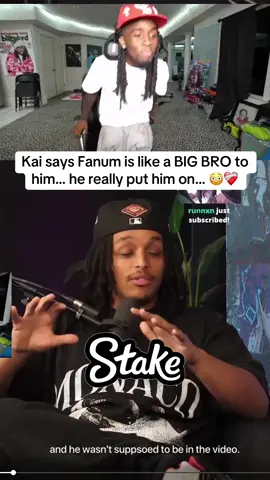 Kai says Fanum is like a BIG BRO to  him… he really put him on… 😳❤️‍🩹#kaicenat #fanum 