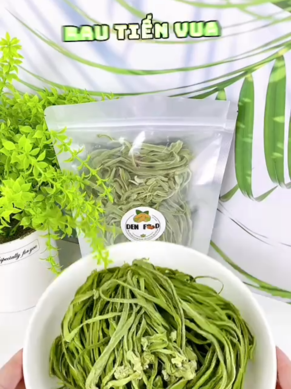 Rau Tiến Vua Khô Dai Giòn Đặc Biệt#denfood #rautienvuakho #rautienvuaxanhgion #rautienvua