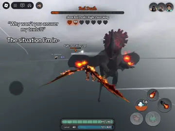 It took 3 tries and I had to use my Monstrous Nightmare because my Night Fury isn’t high enough 😭 #reddeath #howtotrainyourdragon #defeatedthereddeath #rtte #httyd #monstrousnightmare #nightfury #hicclings #hiccup #dragonrider #robloxhowtotrainyourdragon #roblox #fyppppppppppppppppppppppp #fyp #viral #godisgood 