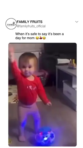 While the little one’s full of joy, mama’s over here with her hand on her forehead, completely wiped out from a long day. We’ve all been there!❤️ Anyone else’s baby keep the energy high while mama’s running on empty? Drop a 😅 if you can relate! #babydancing #mamaexhaustion #toddlerenergy 📽️:Please DM for video credit or removal 