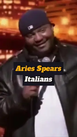 Aries Spears' funny take on Italians 😂 #ariesspears #standup #comedy #italianjokes #funny #comedyshow #fyp