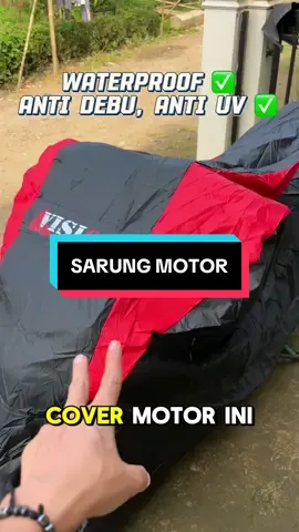 Sarung Motor Premium Anti Air – Capek lap motor tiap pagi gara-gara embun & debu? – Tutup aja pakai sarung ini, motor bersih terus tanpa repot! 💨🛵 #sarungmotor #covermotor #selimutmotor #motorbersih #pelindungmotor 