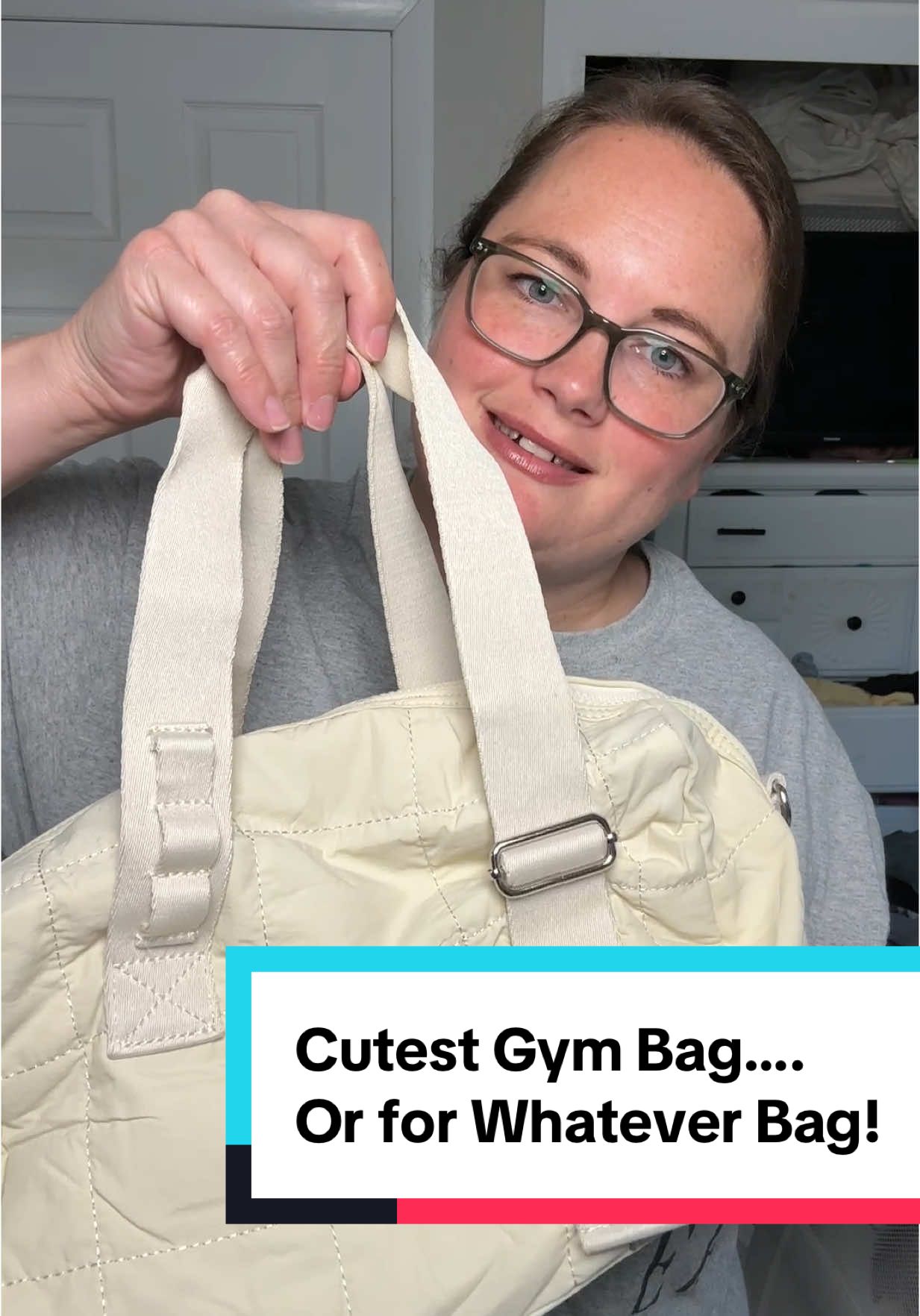 This is the cutest bag! It is @WESTBRONCO ‘s gym bag but it could be used for so many things. #westbronco #bag #accessories #womensbag #totebag #gymbag #travel #traveltok #tiktokmademebuyit 