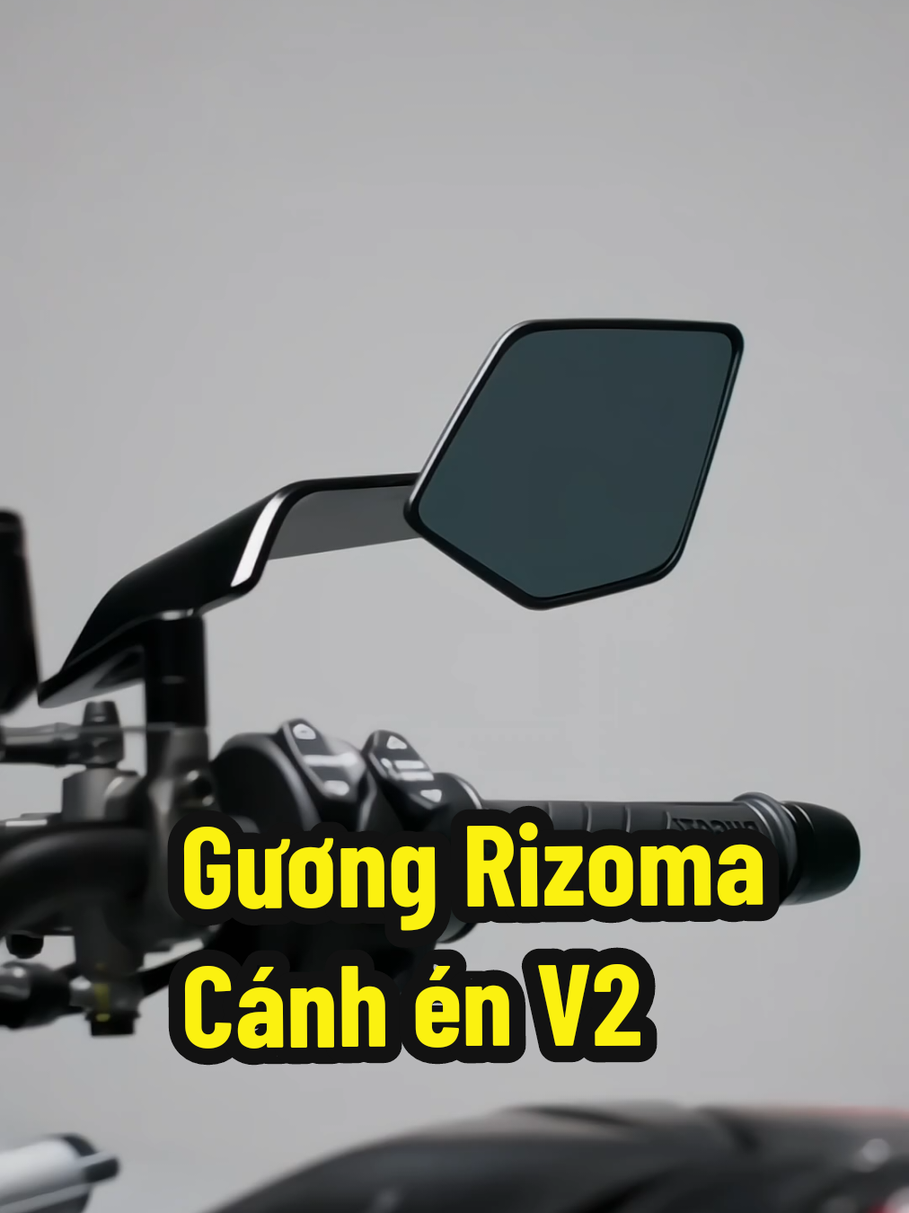 Gương Rizoma Cánh Én V2 đủ tiêu chuẩn tham gia giao thông #guongrizoma #guongrizoma744 #guongcanhen #guongchieuhau #rizoma #guongh2c #guongxoay360do #phukienxemay 