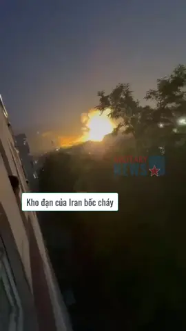 🇮🇷⚔️🇮🇱 Kho đạn ở Piranshahr, phía Tây Iran. bị Israel không kích   #militarynews #israel #iran